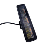 LED Arbeitsscheinwerfer mit Warnlicht 22 Watt 2880 Lumen von der Seite